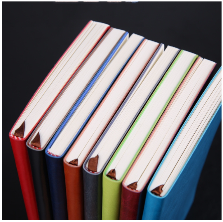 Notebook student notepad diary business record book PU notebook