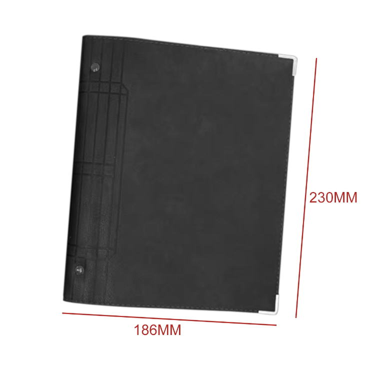 A5 Imitation Leather Grid Notebook