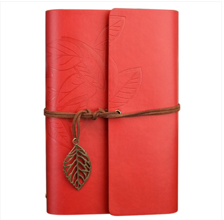 Creative Retro One leaf to know the autumn pattern loose-leaf travel diary