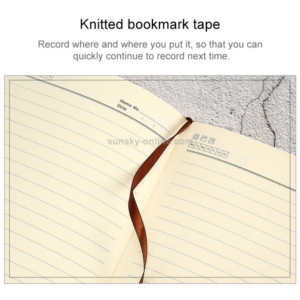 A5 marbled vintage combination lock notebook multifunctional student handbook organizer