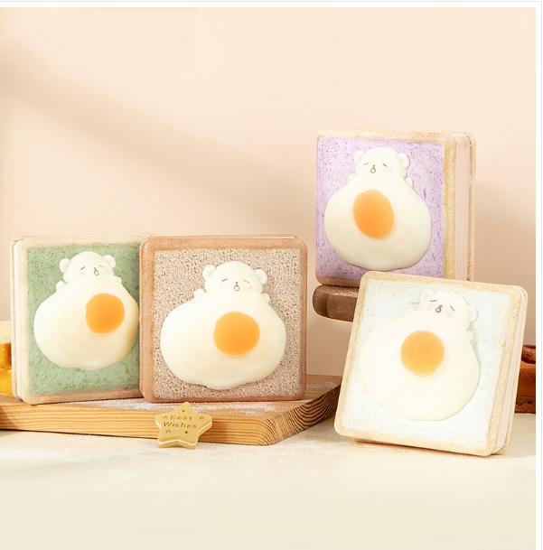 Soft Bear Notebook Stress Relief Notebook Student Coloring Page Diary Notebook