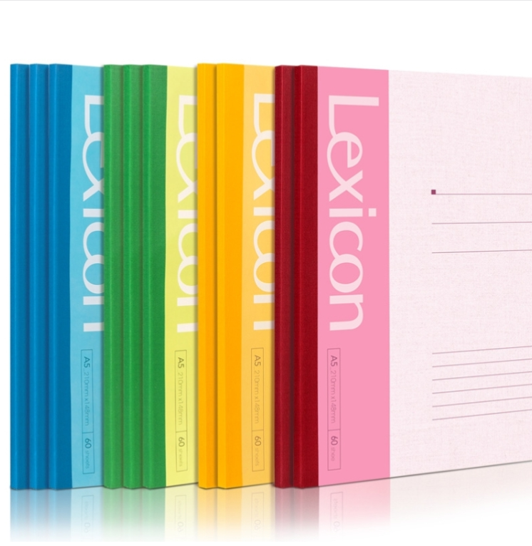 Deli 7653 notebook A5 wireless binding soft side simple diary student notepad