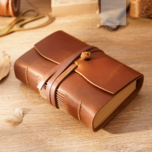 Crazy Horse Cowhide Notebook Thickened Vintage Handbook Diary Organizer