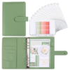 A5 Macaron Notebook PU Loose-leaf Cash Budget Handbook