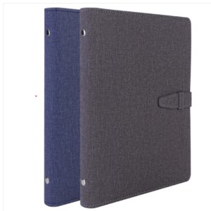 Deli 3309 A5 loose-leaf notebook, office and business carry-on meeting record book, shipped in random colors