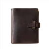 A5 cowhide vintage loose-leaf notebook diary office business simple notepad crazy horse leather handbook
