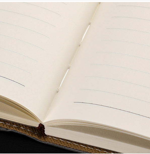 Notebook business retro simple notebook office notepad blue B5 window grille magnetic buckle