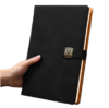 Notebook Business Retro Simple Notebook Office Notepad Black B5 Lambskin Simple Model