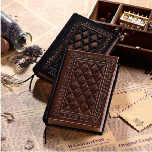 B6 Vintage Sailor Model Locked Password Book Faux Leather Notebook