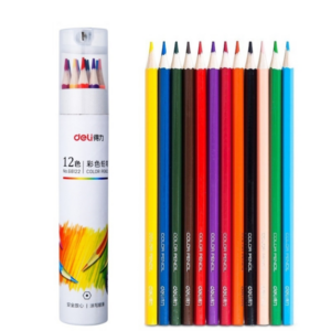 Deli cartridge color pencil set oil-based coloring pencil drawing supplies