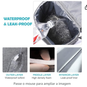 saco de isolamento, Moniss Mochila Cooler Mochila Isolada À Prova D’ Água à Prova de Vazamento Bolsa Cooler para Homens Mulheres para Piqueniques