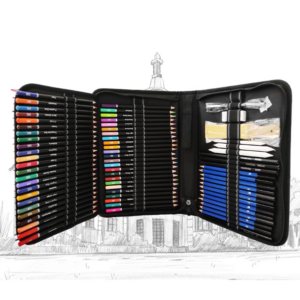 70-piece sketch pencil set art student painting tool kit