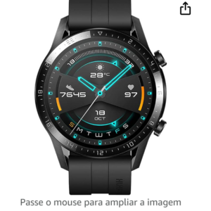 Smartwatch Huawei GT 2 46MM 2019, Bluetooth 5.1, Tela 1,39″ Amoled 454×454 HD (Preto)