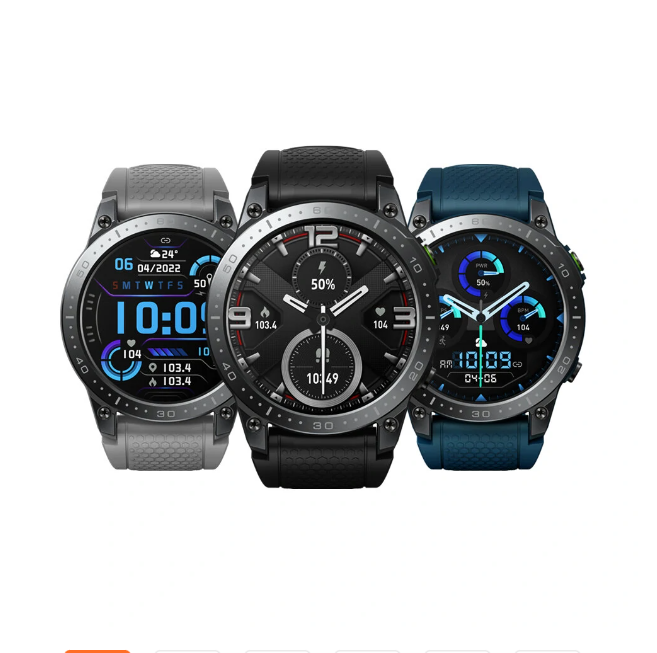 Zeblaze Ares 3 Pro 1.43 inch 466 466 Pxels Ultra HD AMOLED Display HiFi Voice Calling 100+ Sport Modes 24H Health Monitor SpO2 Smart Watch