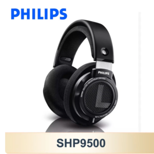 Philips-SHP9500 Fone de ouvido com fio estéreo HiFi, fones de ouvido para computador, aprendizado on-line, jogos esportivos, fone de ouvido universal,
