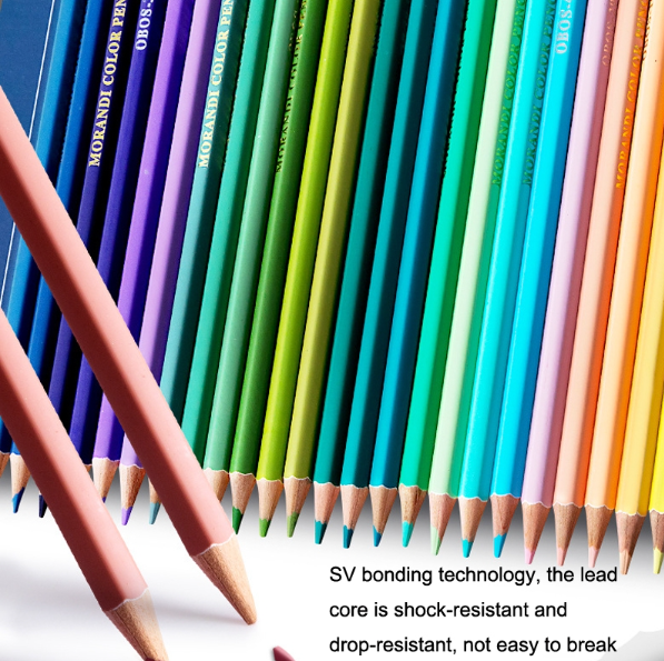 48-color oil-based bright color pencil studio set, classic style