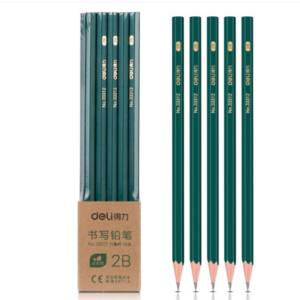 Deli 10 / pack hexagonal rod pencils for elementary school students writing exams sketching pencils children’s stationery supplies