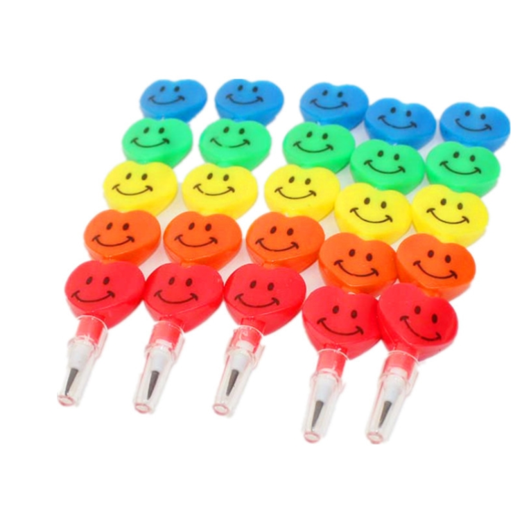 Smiley Heart Block Pencil Student Sharpen-Free HB Pencil