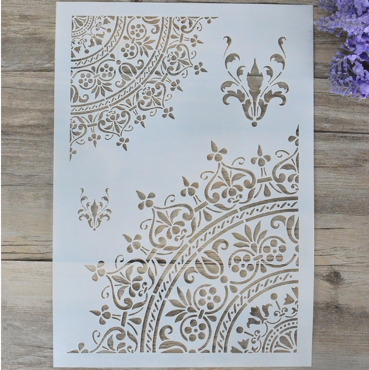 Masking Skeletonizing Stencil A4 Pen Drawing Hand Painting Stencils Paint Chalk Accessories