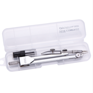 Stainless Steel Student Drawing Circle Gauge Math Geometry Tool Circle Stationery (Box Included)