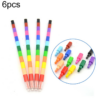 6pcs for sale Creative block crayons 12 colors children’s drawing educational toys