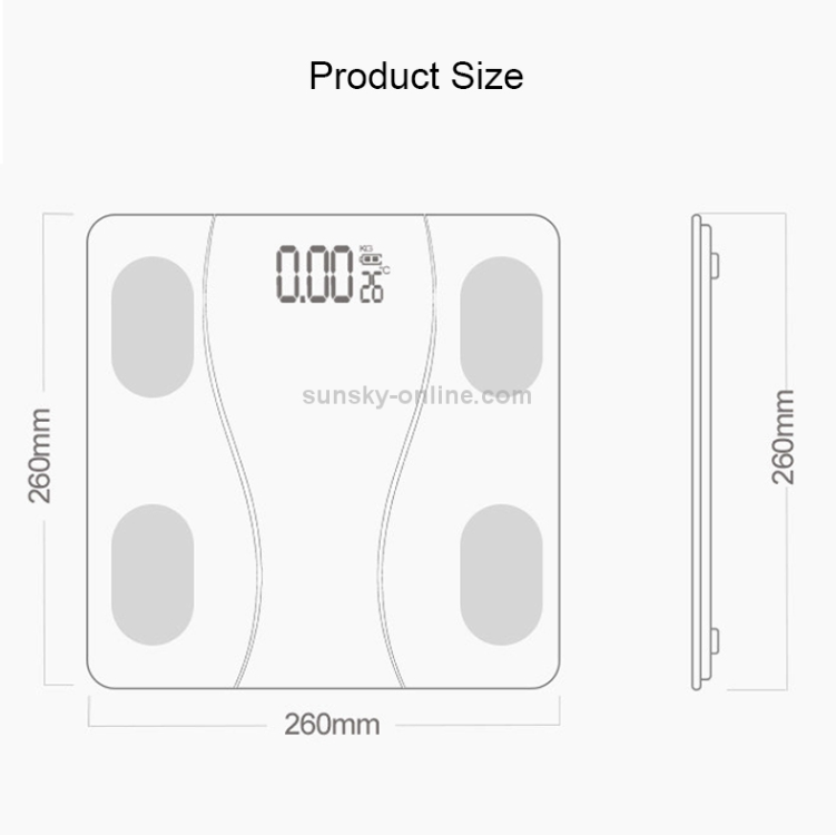Home Smart Body Fat Scale Electronic Scale Weight Scale