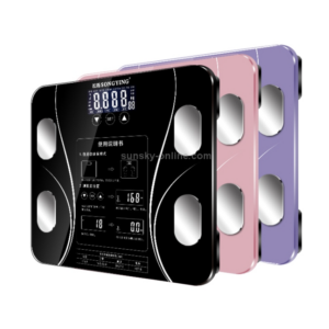 LCD Display Body Fat Electronic Smart Weighing Scale Bathroom Fat Scale Digital Body Weight Scale (Rechargeable Model)