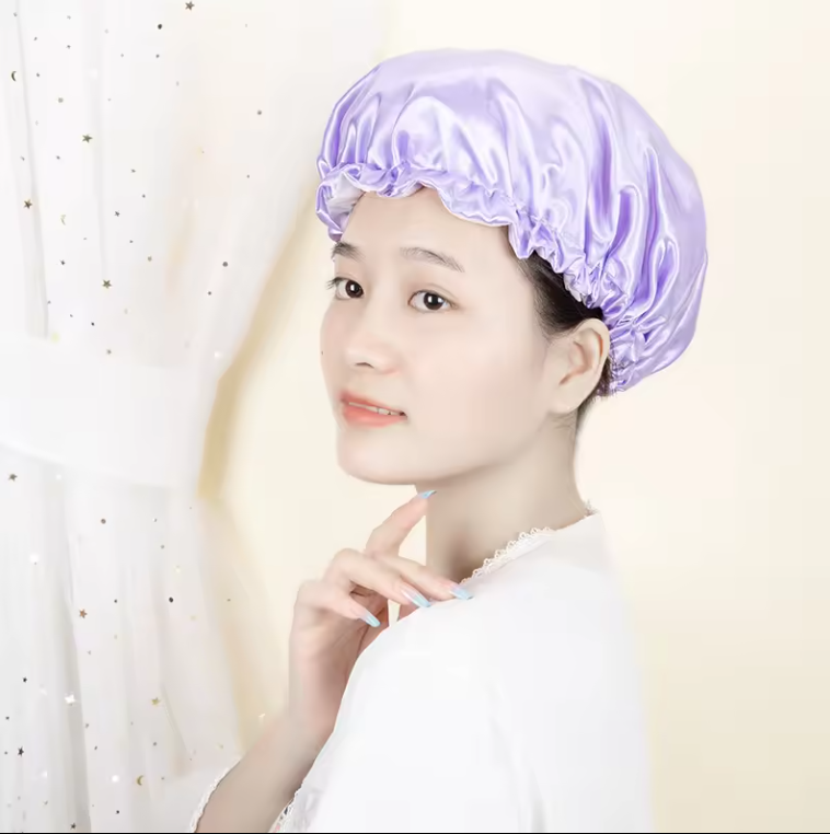 Women Shower Caps Reusable EVA Hair Cap for hair bonnets sleeping cap women satin bonnet en satin bonnets and satin hair wraps