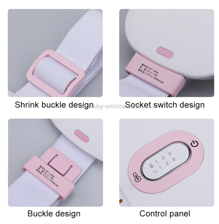 Warm uterus belt set Physiological period Shenqi heated moxibustion warm uterus treasure hot compress massage stomach