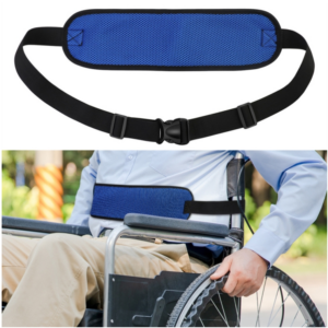 LYAQD-01 Elderly Protective Wheelchair Harness Wheelchair Non-Slip Restraint (Blue)