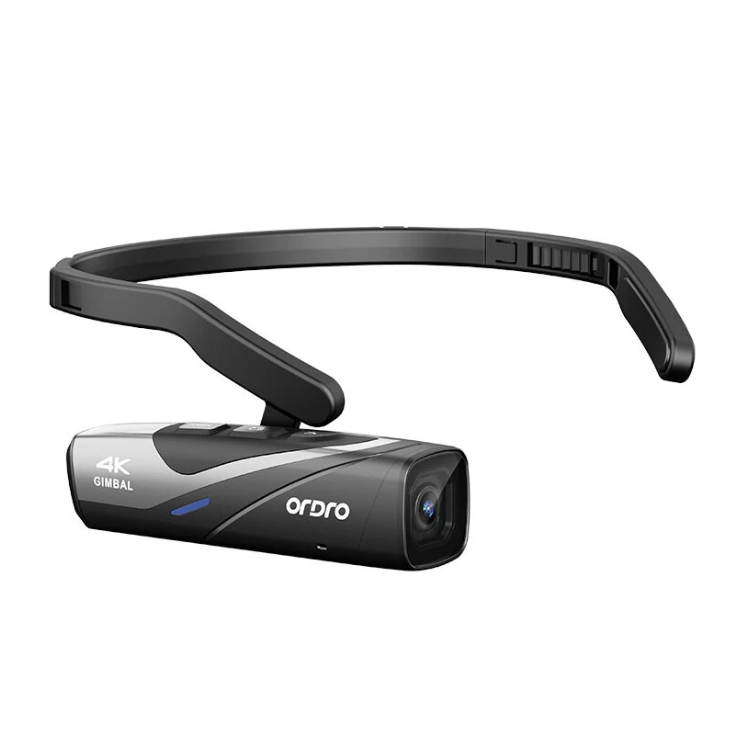 Ordro EP8 Head Wearable Sports Camera 4K 60fps for YouTube Video Motorcycle Anti-shake Helmet POV Digital Camcorder Outdoors Professional Gimbal