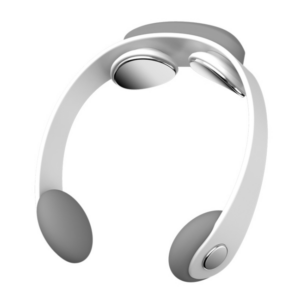 Cervical Massager TENS Microcurrent Pulse Hanging Neck Massager (White)