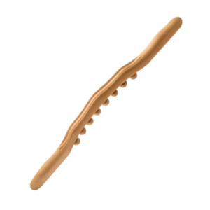 Eight beads beech wood massage stick meridian dredging rolling tendon stick 53cm
