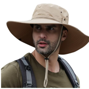 Chapéu de sol, Moniss Chapéu de sol de aba larga proteção UV chapéu de balde dobrável para pesca caminhada acampamento 12 cm aba