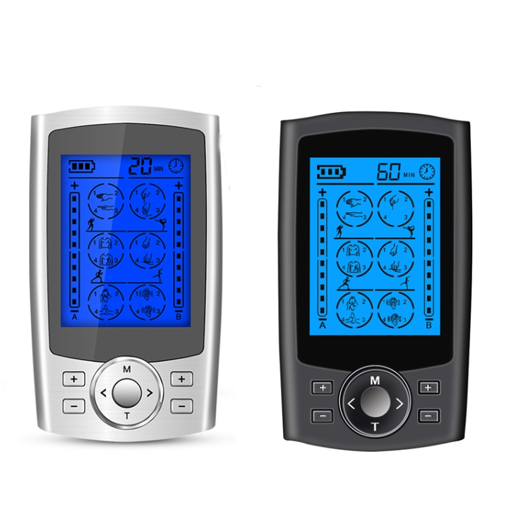 24 Mode Digital Electronic Pulse Massager Intelligent Body Physical Therapy Meridian Massager