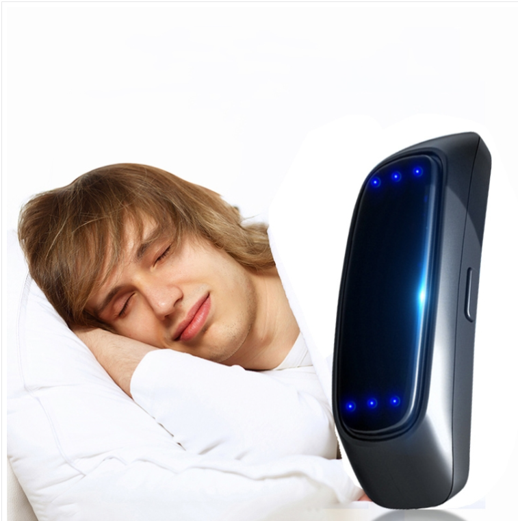 Smart Portable Wearable Anti-Snoring Sleeping Anti-Snoring Corrector Stop Snoring Device (Black)