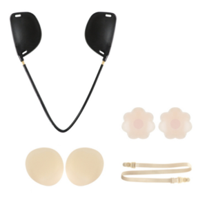 XD00001 Shaping Silicone Breast Patch Frontless Underwear Adjustable Anti-Sagging Gathering Bra Set