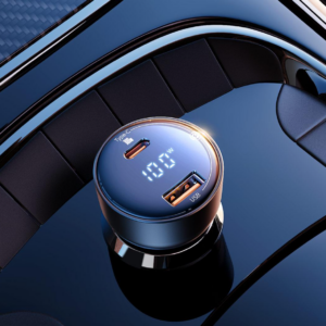 Baseus Car Charger 100W Fast Charging Cigarette Lighter （Includes 100W Fast Charging Data Cable）