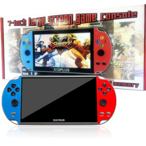 X12 Plus Console de videogame de 7 polegadas integrado para 1000 jogos Joystick portátil de 16 GB Controlador de jogo Spupport AV Ou ut TF Card Music
