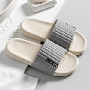 Men Women Couple Slippers Bathroom Bathing One Word Slippers Indoor Soft Bottom Cool Slippers