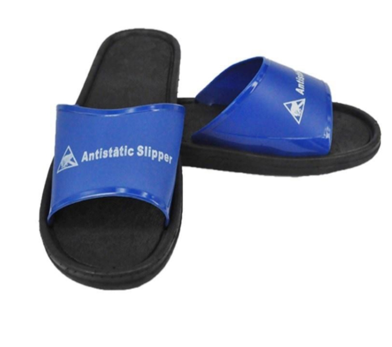 Anti-static and non-slip PVC slippers