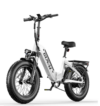 GUNAI GN20 Electric Bike for Adults 20’’ Fat Tire Step-Thru Foldable Commuter Ebike with 48V15AH Built-in Battery