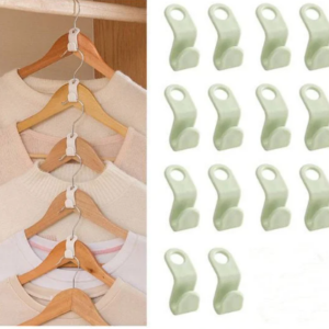 Space-Saving Clothes Hanger Connector Hooks-Green-BUY 3 GET 2 FEE (50 PCS)