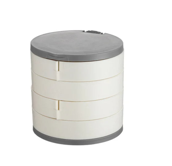 4 Layers Rotatable Jewelry Storage Box