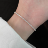 S925 sterling silver baby’s breath bean bracelet for women, specifications: SL0004