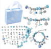 63-in-1 Children’s DIY Crystal Retro Bracelet (Blue)