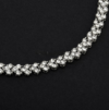 Exquisite luxury Roman crystal necklace simple diamond bracelet