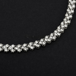 Exquisite luxury Roman crystal necklace simple diamond bracelet