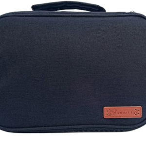 Krobot High Capacity pencil case 72 Colored pencil storage Student Stationery (Black),Gift bag, school pencil case