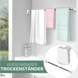 Telescopic clothing rod made of stainless steel